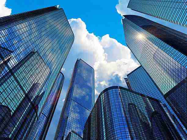 Commercial skyscraper