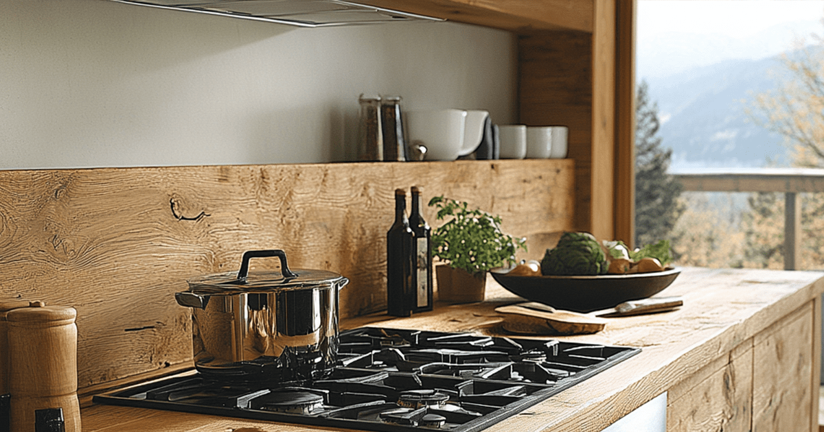 peragola design with rustic look for warm and cozy feel